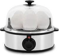 Elite Gourmet 7-Egg Stainless Steel Easy Egg Cooker