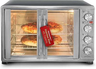 Elite Gourmet Platinum 45L French Door Rotisserie and Convection Oven