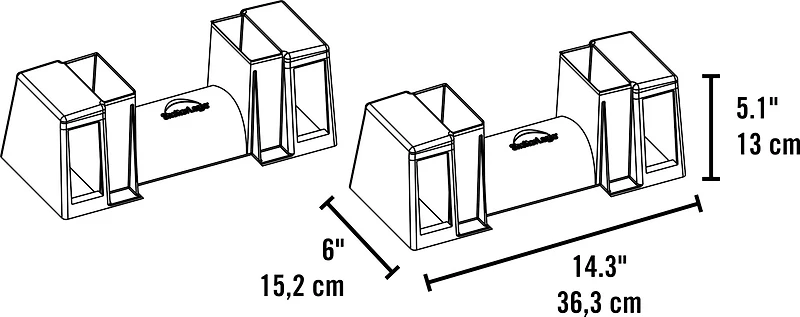 ShelterLogic Firewood Rack Bracket Kit