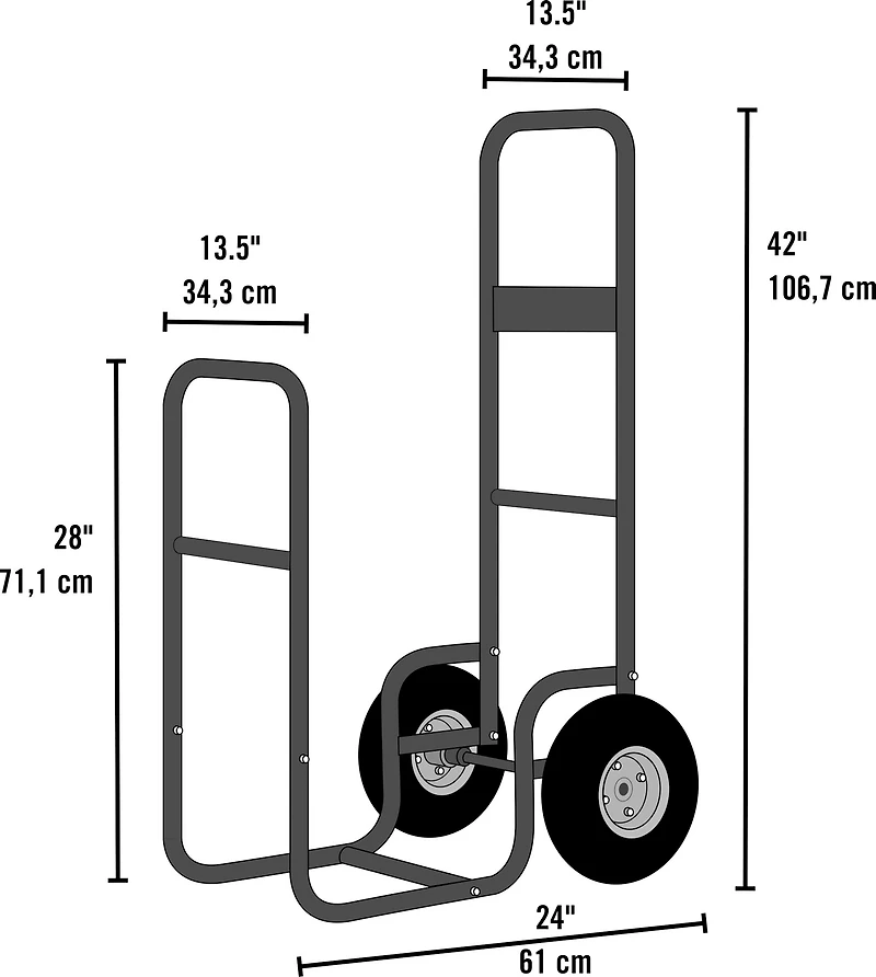 ShelterLogic Haul-It Wood Mover Cart