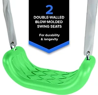 Sportspower Sierra Vista Metal Swing and Slide Set