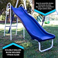 Sportspower Sierra Vista Metal Swing and Slide Set
