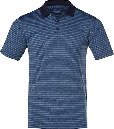 BCG Mens' Golf Stripe Polo Shirt