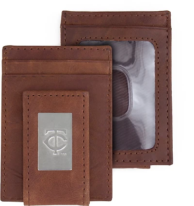 Eagles Wings Men's Minnesota Twins Front Pocket Wallet