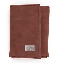 Eagles Wings Milwaukee Brewers Leather Tri-Fold Wallet