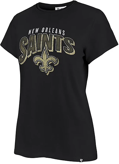 '47 Women's New Orleans Saints Treasure Frankie Graphic Short Sleeve T-shirt