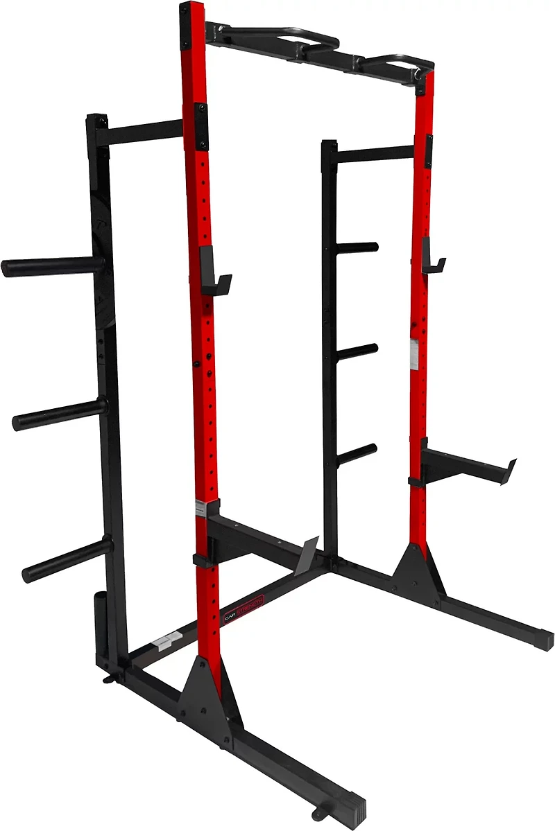 CAP Barbell Strength Power Rack Sports Edition + 1/2 Rack Conversion