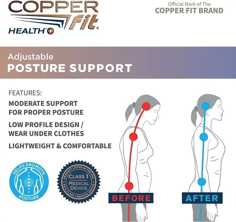Copper Fit Health+ Posture Support Wrap