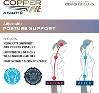Copper Fit Health+ Posture Support Wrap