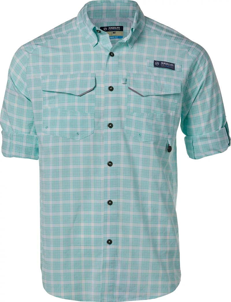 Magellan Outdoors Men's Pro Fish Plaid Long Sleeve Shirt