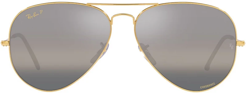 Ray-Ban Men's Large Aviator Metal Sunglasses
