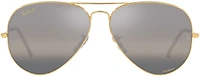 Ray-Ban Men's Large Aviator Metal Sunglasses