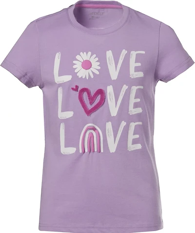 BCG Girls' Cotton Love Graphic T-shirt