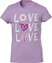 BCG Girls' Cotton Love Graphic T-shirt