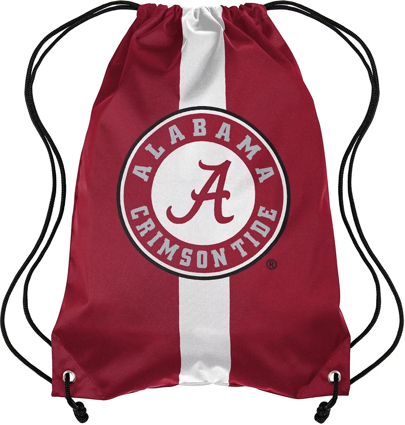Forever Collectibles University of Alabama Team Stripe Drawstring Backpack