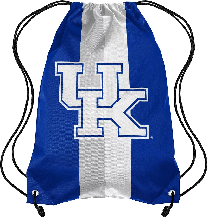 Forever Collectibles University of Kentucky Team Stripe Drawstring Backpack