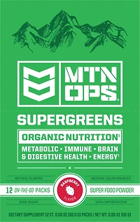 MTN OPS SUPER GREENS Raspberry Sticks 12-Pack