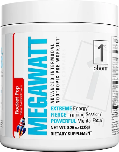 1st Phorm Megawatt Pink Lemonade Pre-Workout Supplement