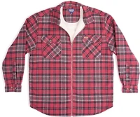 Smith's Workwear Men's Sherpa-Lined Flannel Jacket