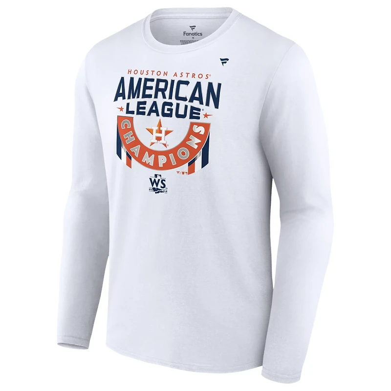 Fanatics Men's Houston Astros 2022 ALCS Champs Locker Room Long Sleeve T-shirt