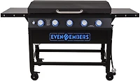 Even Embers 5-Burner Gas Griddle with Lid