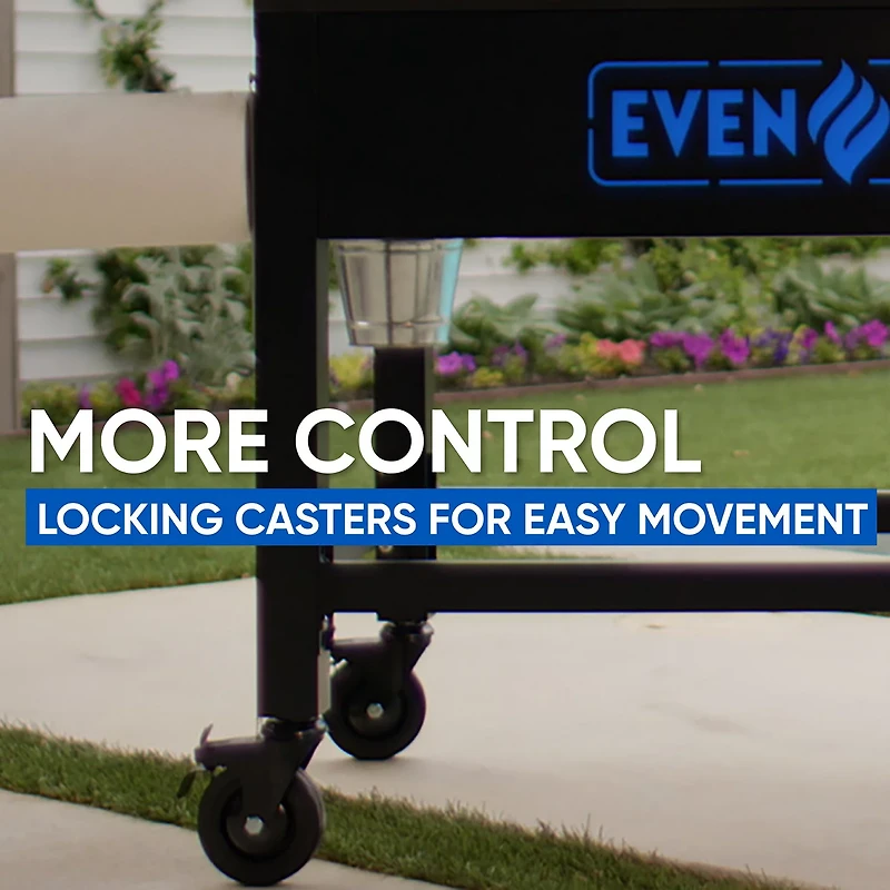 Even Embers 5-Burner Gas Griddle with Lid