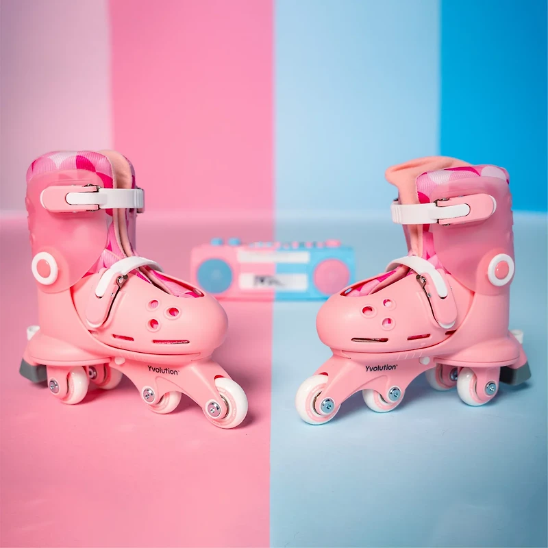 Yvolution Kids' Twista Adjustable Inline Trainer Skates