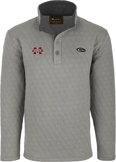 Drake Men’s Mississippi State University Delta Quilted Sweatshirt