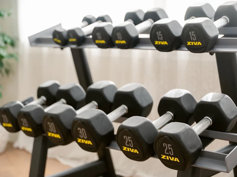 ZIVA Hexagon Weight Lifting Dumbbell – Pair