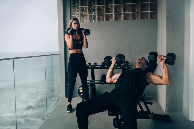 ZIVA Hexagon Weight Lifting Dumbbell – Pair