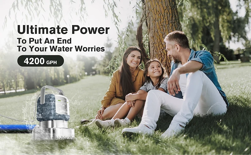 Smartbot Submersible 1/2 HP Camo Utility Water Pump