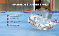 Smartbot 1/2 HP Pool Cover Water Pump with Strainer Base