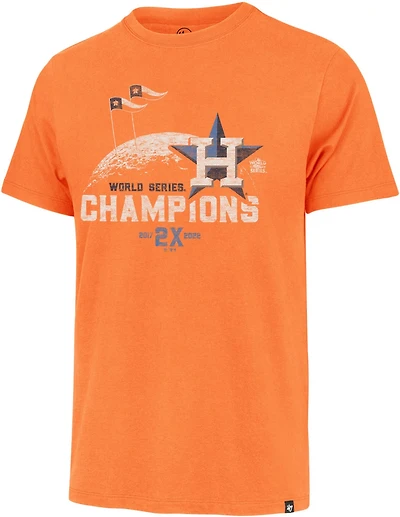'47 Men's Houston Astros 2022 World Series Moon Multi Franklin T-shirt