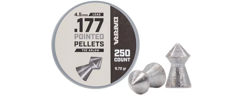 Barra Airguns Arlo Pointed Tip .117 9.72 grain Pellets - 250 Rounds