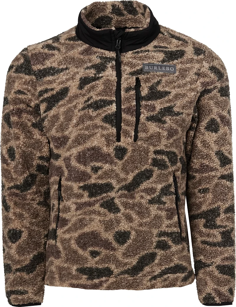 BURLEBO Men's Rocky Mountain Quarter Zip Pullover