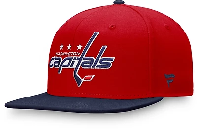 Fanatics Men's Washington Capitals Iconic Colorblock Snapback Cap