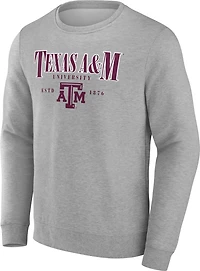 Fanatics Men's Texas A&M University True Classics Act Fast Crew Pullover
