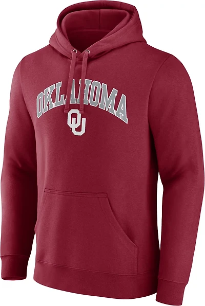 Fanatics Men's University of Oklahoma Arched Logo Hoodie
