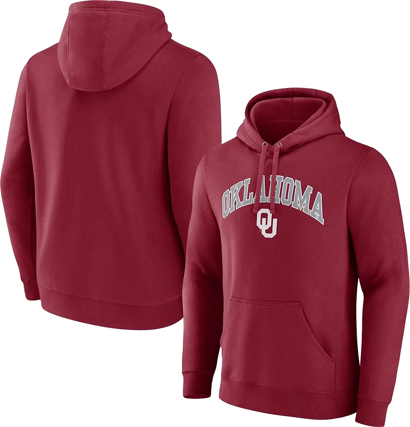 Fanatics Men's University of Oklahoma Arched Logo Hoodie