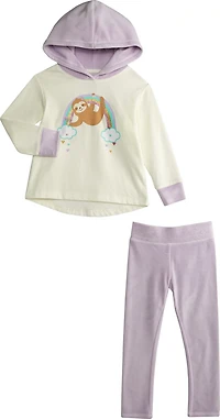 BCG Girls’ 4-7 Velour Hoodie and Leggings Set