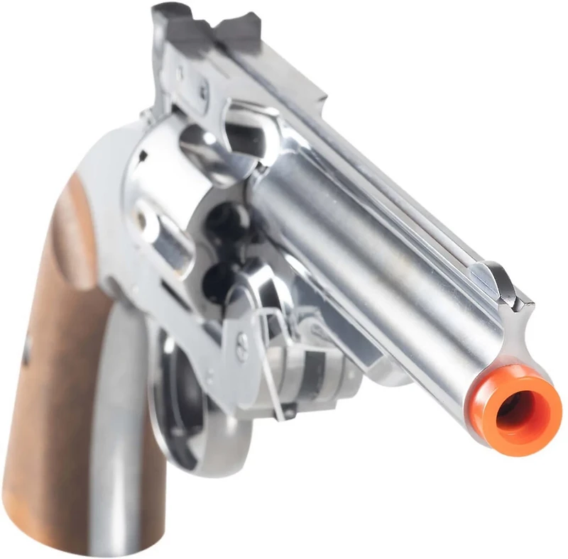 Barra Airguns Schofield Nickel 6mm 5 in Airsoft Revolver