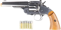 Barra Airguns Schofield Nickel 6mm 5 in Airsoft Revolver