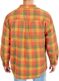 Smith's Workwear Men's Sherpa Lined Flannel Shirt Jacket