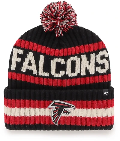'47 Adults' Atlanta Falcons Bering Cuff Knit Pom Cap