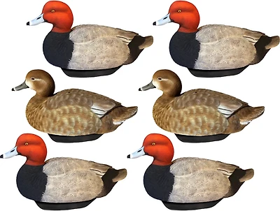Lifetime Redhead HydroFoam Ultra-light Decoy 6-Pack