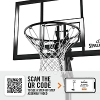 Spalding 44 in Portable Basketball Hoop