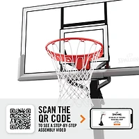 Spalding Accuglide 54 in Portable Acrylic Basketball Hoop