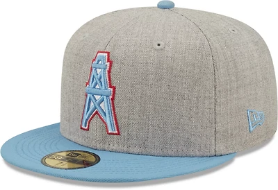 New Era Houston Oilers Heather Patch 59FIFTY Cap