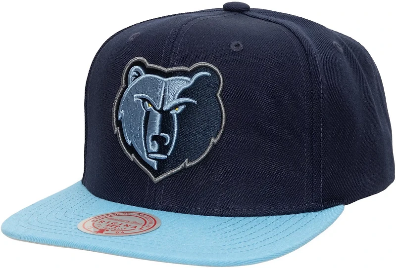 Mitchell & Ness Memphis Grizzlies Two Tone Snapback Cap