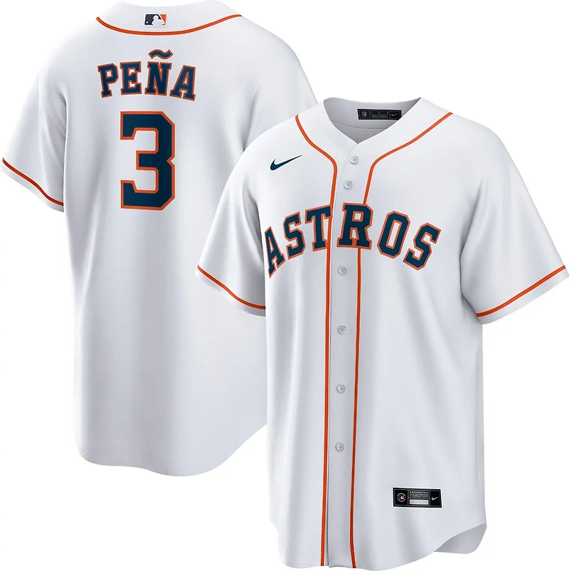 Nike Men's Houston Astros Jeremy Peña #3 Official Home Replica Jersey